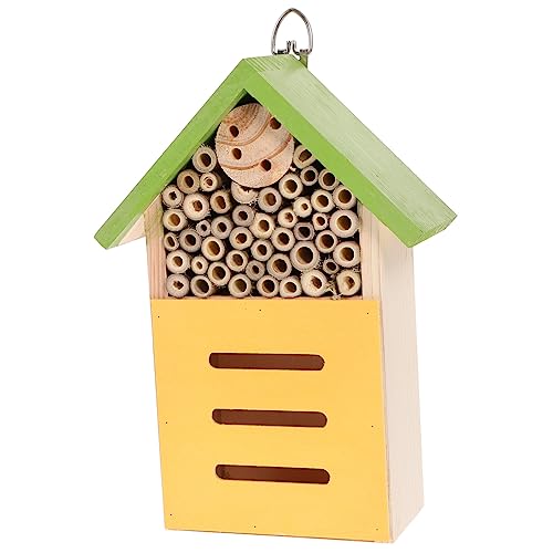 Garten Insektenhaus Zimmermannshaus Bestäuberhaus Dekoratives Hotel Natürlicher Lebensraum Bienen Butter Fly House Shelter Hotel Marienkäfer Schmücken Tischler Einheimisch Holz von CIMAXIC