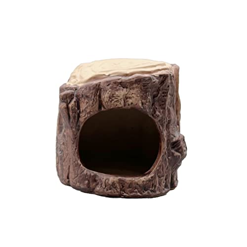 Hamsternest Baumstumpf Form Keramik Nest Vier Jahreszeiten Universal Haus Hamster Vermeiden Besonderes Haus Haustier Schlafbedarf - 12 × 10 cm von CINGHI LUSSO
