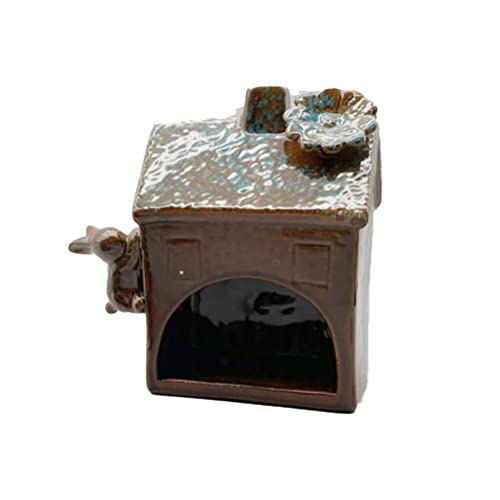 Hamsternest Hausform Keramiknest Vier Jahreszeiten Universal Haus Hamster Vermeiden Sie Spezielle Haus Haustier Schlafbedarf - 15 × 16 cm von CINGHI LUSSO