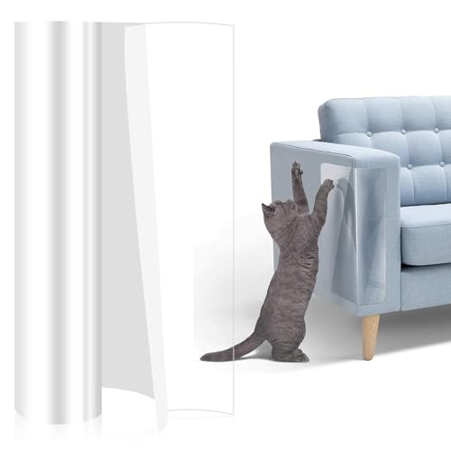 CIOXSOIO Kratzschutz Sofa Katze, 30cm x 5m Anti Kratz Folie für Katzen Kratzschutz Katze Klebefolie Transparent, Folie kratzfolie Katzen Selbstklebend, Kratzfolie Katzen für Möbel Couch Tür Wand CIOXSOIO Kratzschutz Sofa Katze, 30cm x 5m Anti Kratz Folie für Katzen Kratzschutz Katze Klebefolie Transparent, Folie kratzfolie Katzen Selbstklebend, Kratzfolie Katzen für Möbel Couch Tür Wand von CIOXSOIO