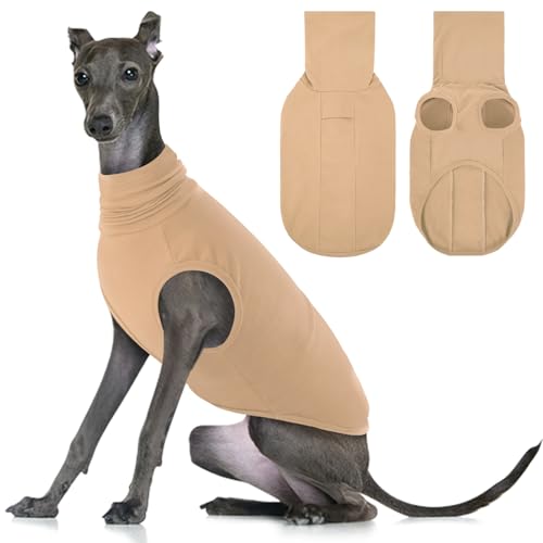 CITÉTOILE Hundpullover für große Hund, Hundpulli Fleece Hunde Pullover Winter Warm Winterpullover Hunde Hochkragen HundSweater von Haustieren, Khaki, XL CITÉTOILE Hundpullover für große Hund, Hundpulli Fleece Hunde Pullover Winter Warm Winterpullover Hunde Hochkragen HundSweater von Haustieren, Khaki, XL von CITÉTOILE
