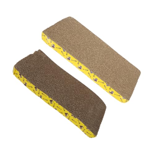 CIYODO Kratzbretter Katzenspielzeug 2 STK Katzenkratzmatte Karton Katzenkratzbrett zum Krallenschleifen Spielen CIYODO Kratzbretter Katzenspielzeug 2 STK Katzenkratzmatte Karton Katzenkratzbrett zum Krallenschleifen Spielen von CIYODO