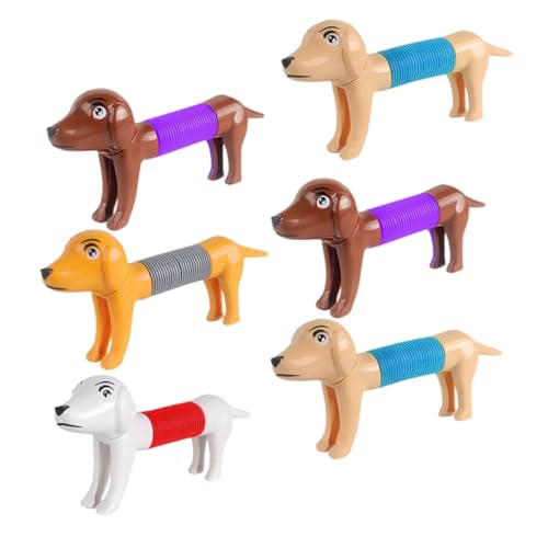 6 Stück Teleskop Hundespielzeug Pop Tube Sensorisches Spielzeug Für Kinder Stressabbau Spielzeug Mit Niedlichem Design Für Spaß Und Entspannung 6 Stück Teleskop Hundespielzeug Pop Tube Sensorisches Spielzeug Für Kinder Stressabbau Spielzeug Mit Niedlichem Design Für Spaß Und Entspannung von CIYODO
