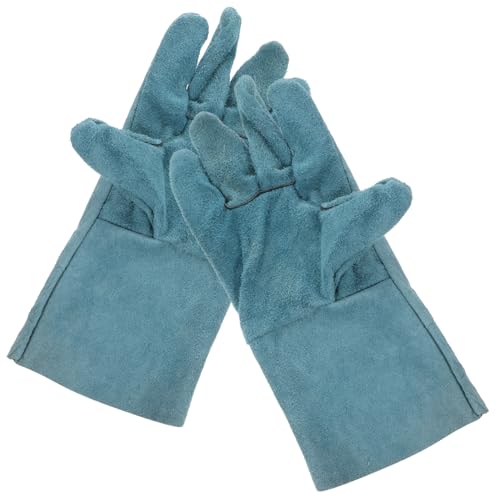 CIYODO 1 Paar Bissfeste Handschuhe Für Haustiere Schutzhandschuhe Aus Rindsleder Trainingshandschuhe Zum Schutz CIYODO 1 Paar Bissfeste Handschuhe Für Haustiere Schutzhandschuhe Aus Rindsleder Trainingshandschuhe Zum Schutz von CIYODO