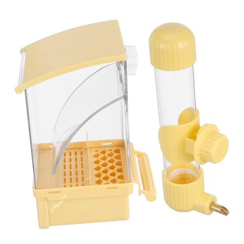 CIYODO 1 Satz Automatischer Vogelfutterspender Set mit Wasserbehälter Für Papageien Sittiche Einfach zu Integrierendes Fütterungssystem Kompatibel mit Verschiedenen Käfiggrößen CIYODO 1 Satz Automatischer Vogelfutterspender Set mit Wasserbehälter Für Papageien Sittiche Einfach zu Integrierendes Fütterungssystem Kompatibel mit Verschiedenen Käfiggrößen von CIYODO