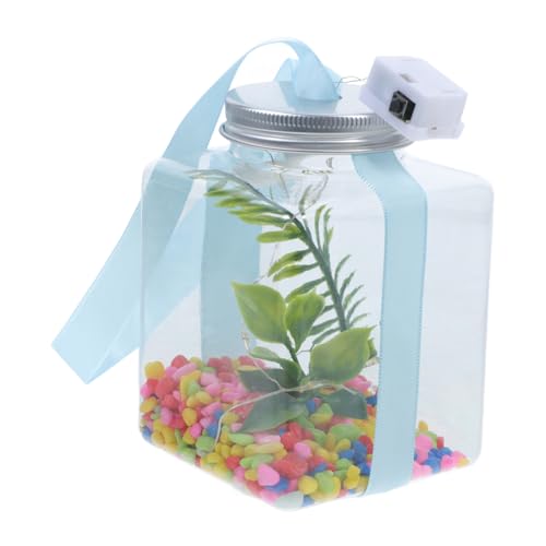 CIYODO Kleines Aquarium Mit Lampe Für Fische DIY Hydrokultur Tank Praktisch Für Zuhause Und Büro CIYODO Kleines Aquarium Mit Lampe Für Fische DIY Hydrokultur Tank Praktisch Für Zuhause Und Büro von CIYODO