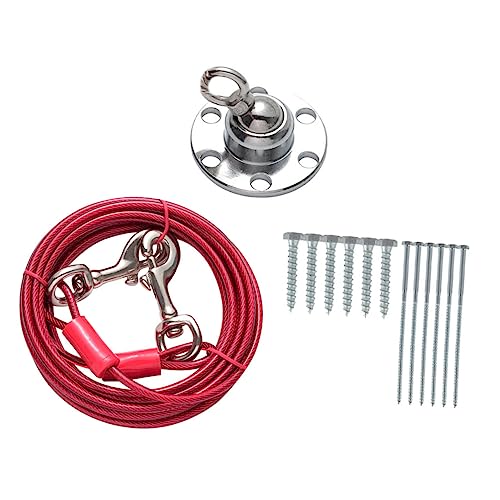 CIYODO 1 Satz Drehbarer Hundebodenanker Tie Out Fixierung für Outdoor Aktivitäten mit Robustem Befestigungsmaterial und Einfacher Installation CIYODO 1 Satz Drehbarer Hundebodenanker Tie Out Fixierung für Outdoor Aktivitäten mit Robustem Befestigungsmaterial und Einfacher Installation von CIYODO