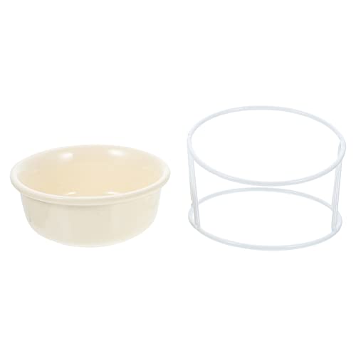 CIYODO 1 Satz Futternapf für Katzen und Kleine mit Erhöhtem Design und Stabiler Eisenhalterung Ergonomisch für Bequemes Fressen CIYODO 1 Satz Futternapf für Katzen und Kleine mit Erhöhtem Design und Stabiler Eisenhalterung Ergonomisch für Bequemes Fressen von CIYODO