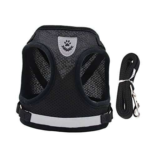 CIYODO 1 Satz Geschirr und Leine Verstellbar und Reflektierend für Outdoor Aktivitäten für Kleine bis Mittelgroße Ergonomisches Design für Besseren CIYODO 1 Satz Geschirr und Leine Verstellbar und Reflektierend für Outdoor Aktivitäten für Kleine bis Mittelgroße Ergonomisches Design für Besseren von CIYODO