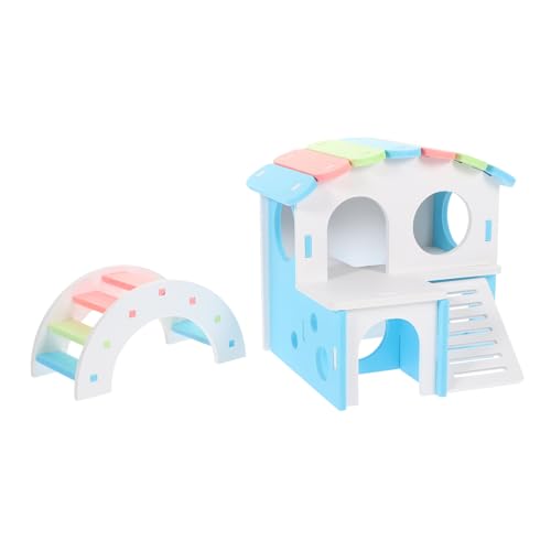 CIYODO Holz Hamster Spielzeug Mit Versteck Und Brücke Für Kleintiere Naturmaterial Zum Klettern Und Schlafen Geeignet Für Käfige Und Hausgebrauch CIYODO Holz Hamster Spielzeug Mit Versteck Und Brücke Für Kleintiere Naturmaterial Zum Klettern Und Schlafen Geeignet Für Käfige Und Hausgebrauch von CIYODO