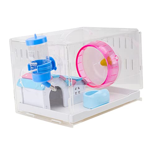 CIYODO 1 Satz Hamsterhauskäfig Hamster käfig Hamster cage Small pet cage Käfig für Rennmäuse große Hamsterkäfige Spielzeuge Haustier kompakter Hamsterkäfig Hamster-Villa-Käfig Plastik CIYODO 1 Satz Hamsterhauskäfig Hamster käfig Hamster cage Small pet cage Käfig für Rennmäuse große Hamsterkäfige Spielzeuge Haustier kompakter Hamsterkäfig Hamster-Villa-Käfig Plastik von CIYODO