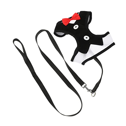CIYODO 1 Satz Haustier Geschirr Katzengeschirre Welpe und Hundegeschirre Rosa Hundeleine Weste Welpengurt für kleine Hunde Leine für Welpen Traktionsgeschirr für Welpen Stoff Schwarz CIYODO 1 Satz Haustier Geschirr Katzengeschirre Welpe und Hundegeschirre Rosa Hundeleine Weste Welpengurt für kleine Hunde Leine für Welpen Traktionsgeschirr für Welpen Stoff Schwarz von CIYODO