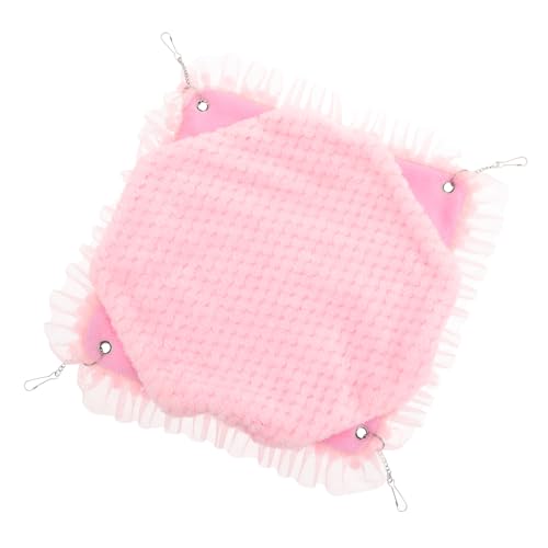 CIYODO 1 Satz Haustier Hängematte Haustierkäfig -Hängematte kleines hamsterbett Haustierschlafbett Hamsternester Haustierhängematte kleine Tiere hängende Nester Stoff Rosa CIYODO 1 Satz Haustier Hängematte Haustierkäfig -Hängematte kleines hamsterbett Haustierschlafbett Hamsternester Haustierhängematte kleine Tiere hängende Nester Stoff Rosa von CIYODO