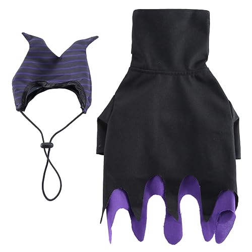 CIYODO Hundekostüm Mit Halloween-Elementen Stylische Hundekleidung Aus Polyester Leicht Zu Tragen Kreatives Hexen-Design Für Charme CIYODO Hundekostüm Mit Halloween-Elementen Stylische Hundekleidung Aus Polyester Leicht Zu Tragen Kreatives Hexen-Design Für Charme von CIYODO