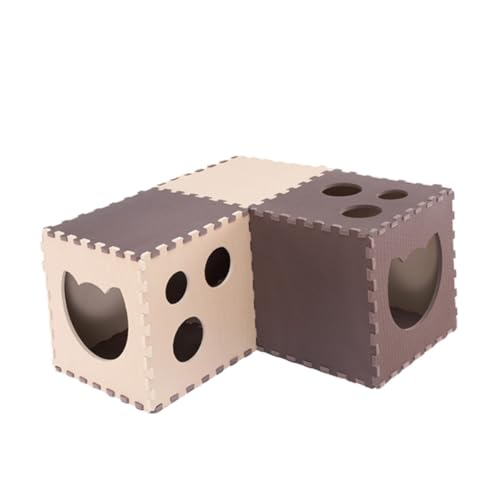 CIYODO 1 Satz Interessanter Katzentunnel aus Faltbares Katzenspielzeug und Interaktives für Katzen und Kätzchen CIYODO 1 Satz Interessanter Katzentunnel aus Faltbares Katzenspielzeug und Interaktives für Katzen und Kätzchen von CIYODO