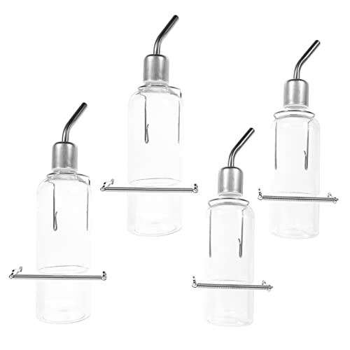 CIYODO 1 Satz Kaninchen-trinkflasche Haustier Chinchilla -lieferungen Mit Klein Beheizte Wasserflasche Wasserflaschen, Trinkflaschen Hase Chinchillas-wasserflasche Plastik Transparent von CIYODO