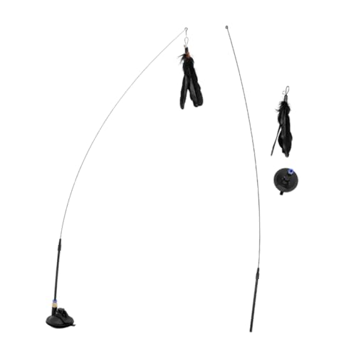 CIYODO 1 Satz Katzenspielzeug Interactive cat Toy saugnapfhalterung Katzen Spielzeug Haustierspielzeug katzenspielzeig cat Toys Saugnäpfe Kätzchen neckende Stöcke Teaser für Katze Plastik CIYODO 1 Satz Katzenspielzeug Interactive cat Toy saugnapfhalterung Katzen Spielzeug Haustierspielzeug katzenspielzeig cat Toys Saugnäpfe Kätzchen neckende Stöcke Teaser für Katze Plastik von CIYODO