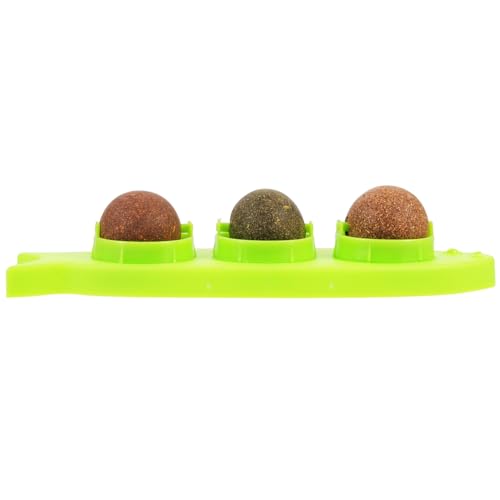 CIYODO 1 Satz Katzenspielzeug mit Minzball und Fischbasis Interaktives Rotierendes für Katzen zur Zahnpflege Fördert Frisches und Appetitsteigerung Katzenbedarf CIYODO 1 Satz Katzenspielzeug mit Minzball und Fischbasis Interaktives Rotierendes für Katzen zur Zahnpflege Fördert Frisches und Appetitsteigerung Katzenbedarf von CIYODO