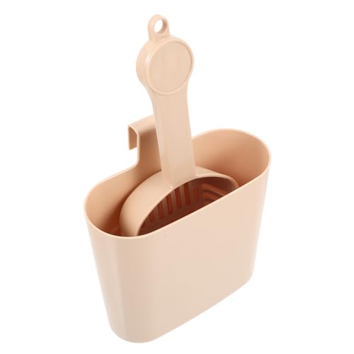 CIYODO 1 Satz Katzenstreu-Schaufel-Set e für Katzen Katzenstreu Scoop UV katzenklo zubehör Katzenklo Reinigungswerkzeug Set Hausmüllschaufel Reinigungsmittel für Haustiere Plastik Coffee von CIYODO
