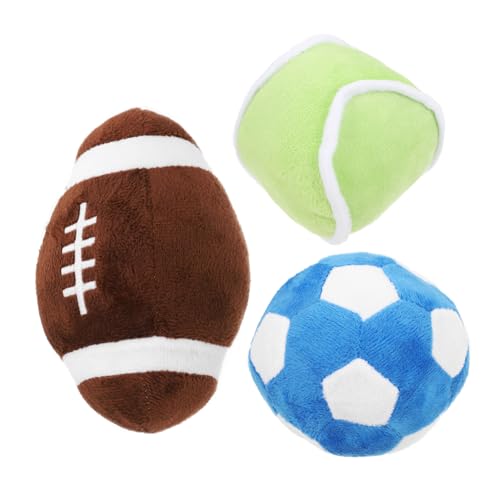 CIYODO 1 Satz Plüsch Hundespielzeug Teiliges Mini für Welpen Interaktive Kauspielzeuge zur Zahnpflege Weiche Langlebige Bälle Fußball für Indoor Training CIYODO 1 Satz Plüsch Hundespielzeug Teiliges Mini für Welpen Interaktive Kauspielzeuge zur Zahnpflege Weiche Langlebige Bälle Fußball für Indoor Training von CIYODO