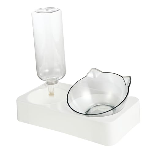 CIYODO 1 Satz Trinkbrunnen für Haustiere Wasserzufuhr Katzenfutter Automatisches Katzenwasser Spender klein Haustierwasserer Haustierfutterhalter Futterautomat für Haustiere Plastik Weiß CIYODO 1 Satz Trinkbrunnen für Haustiere Wasserzufuhr Katzenfutter Automatisches Katzenwasser Spender klein Haustierwasserer Haustierfutterhalter Futterautomat für Haustiere Plastik Weiß von CIYODO
