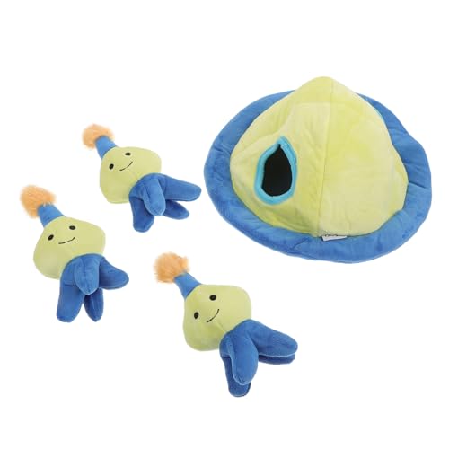 CIYODO Beißspielzeug Für Welpen Lautgebendes Alien-Spielzeug Beißspielzeug Für Haustiere Molarenspielzeug Für Haustiere Plüsch Aliens Spielzeug Für Hunde Hundespielzeug Hund Hunde von CIYODO