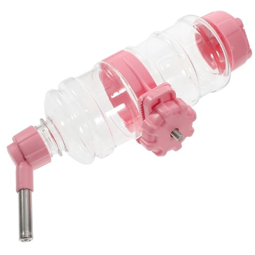 CIYODO Trinkflasche Für Haustiere Automatischer Futterspender Transparenter Wasserbehälter Hängend Für Hamster Hasen Kunststoffspender Einfach Zu Reinigen Und Nachfüllen von CIYODO