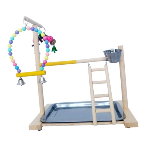 CIYODO 1 Set Papageien Trainingsrahmen Spielzeug Für Vögel Vogelspielplatz Mit Futterspender Vogelleiter Spielzeug Nymphensittiche Fitnessstudio Nymphensittiche Spielplatz CIYODO 1 Set Papageien Trainingsrahmen Spielzeug Für Vögel Vogelspielplatz Mit Futterspender Vogelleiter Spielzeug Nymphensittiche Fitnessstudio Nymphensittiche Spielplatz von CIYODO