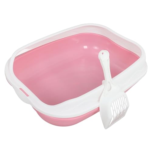 CIYODO 1 Set Spritzschutz, Katzentoilette, Offene Katzentoilette, Katzenreinigungsbecken, Kätzchentoilette Mit Siebschaufeln Für Kätzchen, Kleine Katzen, Einfache Reinigung CIYODO 1 Set Spritzschutz, Katzentoilette, Offene Katzentoilette, Katzenreinigungsbecken, Kätzchentoilette Mit Siebschaufeln Für Kätzchen, Kleine Katzen, Einfache Reinigung von CIYODO