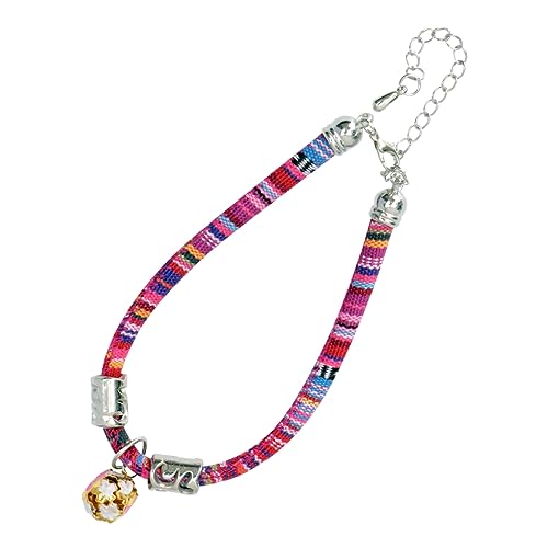 CIYODO Katzenhalsband Verstellbar Aus Stoff Mit Breakaway-Schnalle Für Kleine Haustiere Und Anhänger Für Täglichen Gebrauch von CIYODO