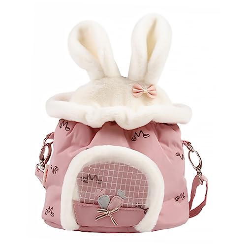 CIYODO 1 Stück Hamstertasche Stoff Hamster-Out-Tasche Haustier -Rucksack Trägerhamster Vlies Haustiertasche Kleine Haustiere Taschen Groß Reisen Kleiner Haustierträger Rosa Plüsch CIYODO 1 Stück Hamstertasche Stoff Hamster-Out-Tasche Haustier -Rucksack Trägerhamster Vlies Haustiertasche Kleine Haustiere Taschen Groß Reisen Kleiner Haustierträger Rosa Plüsch von CIYODO