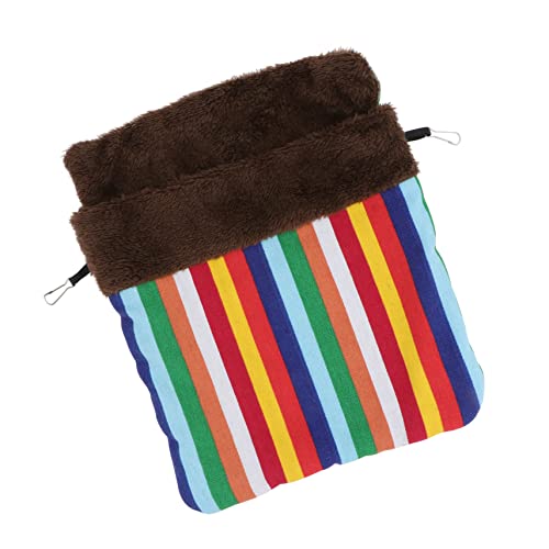 CIYODO 1 Stück Haustier Schlafsack Nagetier Tier Hamster Bettwäsche Nest Weiche Haustiere Kleintierbett Beutel Hängeleine Warmes Haustierbett Haustierbeutel Hamster von CIYODO