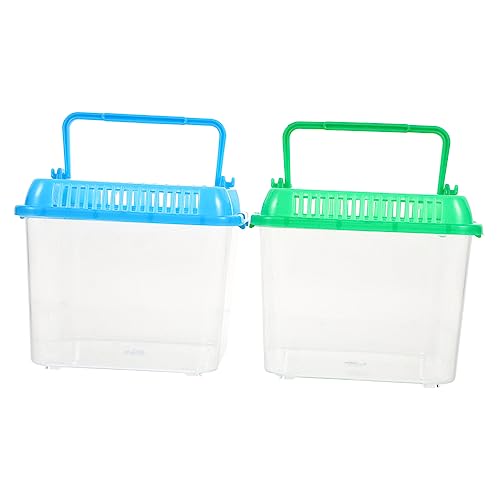 CIYODO Aquarium Aufzuchtbecken Aus Kunststoff Transparent Für Reptilien Mit Abnehmbarem Deckel Und Belüftungslöchern Für Zucht Von Spinnen Eidechsen Und Kleinen Tieren CIYODO Aquarium Aufzuchtbecken Aus Kunststoff Transparent Für Reptilien Mit Abnehmbarem Deckel Und Belüftungslöchern Für Zucht Von Spinnen Eidechsen Und Kleinen Tieren von CIYODO