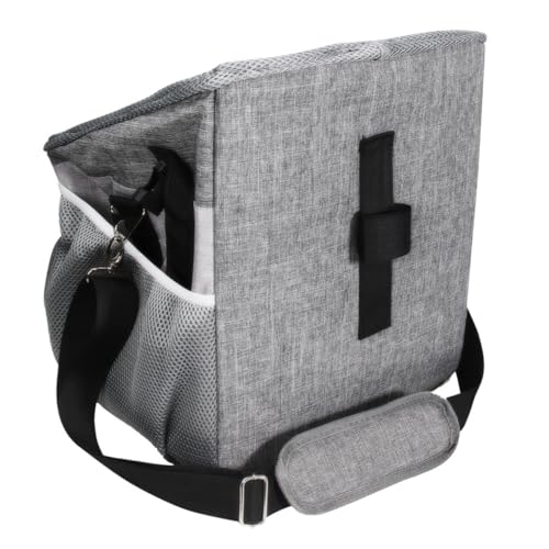 CIYODO 1 Stück Haustiertasche Stoff Korb Träger Hund Für Groß Klein Tragen Grey Oxford von CIYODO