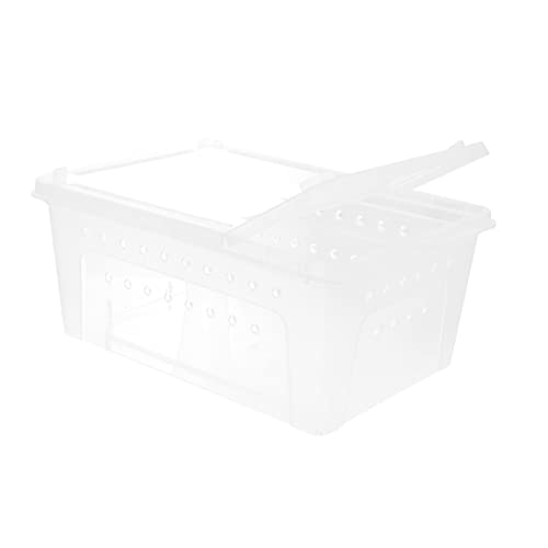 CIYODO Transparente Kunststoff Reptilienbox Für Spinnen Skorpione Schlangen Und Kleine Tiere CIYODO Transparente Kunststoff Reptilienbox Für Spinnen Skorpione Schlangen Und Kleine Tiere von CIYODO
