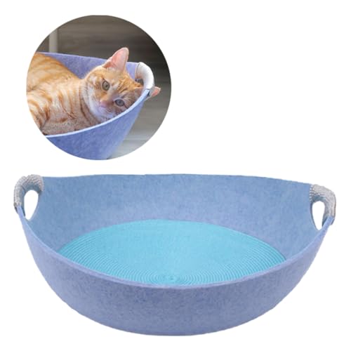 CIYODO 1 Stück Katzen und Hundebett aus Filz mit Kühlmatte Rundes Bequemes Haustierbett für Sommer Geeignet für Katzen und Hunde Wechselbarem Kühlpad Blaue Matte Farbe Zufällige Farbe CIYODO 1 Stück Katzen und Hundebett aus Filz mit Kühlmatte Rundes Bequemes Haustierbett für Sommer Geeignet für Katzen und Hunde Wechselbarem Kühlpad Blaue Matte Farbe Zufällige Farbe von CIYODO