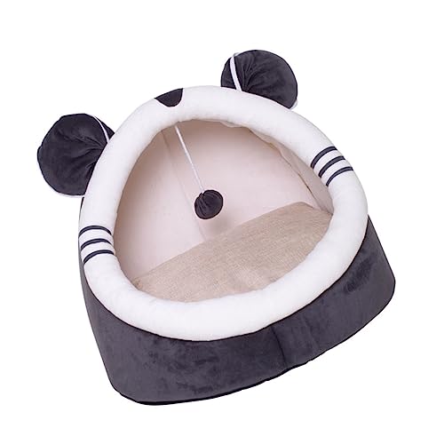 CIYODO 1 Stück Katzenbett Cartoon Design Abnehmbar und Waschbar Kleine Warm und Gemütlich für Haustiere für Schlaf Winter Zufällige von CIYODO