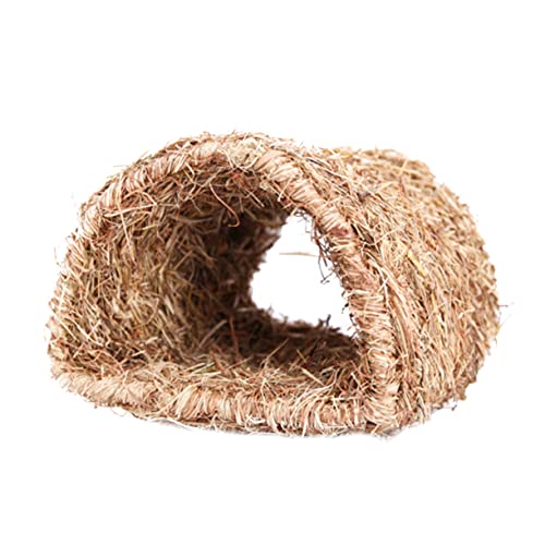 CIYODO 1 Stück Kreatives Tunnel Nest für Haustiere aus Natürlichem Material für Bewegung und Unterhaltung Holzfarbe von CIYODO