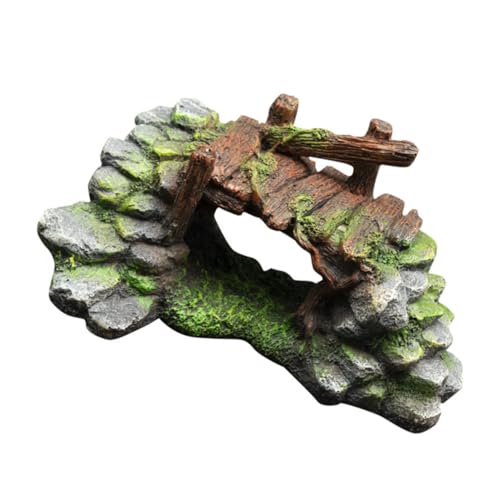 CIYODO 1 Stück Kunstpflanzenbrücke Aquarium Dekoration Kreatives Fischbehälter Ornament aus Umweltfreundlichem Material für Sichere Nutzung im Aquarium und Farbecht CIYODO 1 Stück Kunstpflanzenbrücke Aquarium Dekoration Kreatives Fischbehälter Ornament aus Umweltfreundlichem Material für Sichere Nutzung im Aquarium und Farbecht von CIYODO