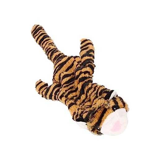 CIYODO 1 Stück Kuscheltiertiger für Strapazierfähiges mit Geräuschfunktion Kauen und Fördert die Beschäftigung und Zerstörungsdrang aus Hochwertigem Canvas Gefertigt von CIYODO