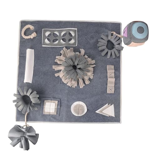 CIYODO 1 Stück Pet Snuffle Mat für Langsames Füttern Waschbare Futtertrainingsmatte aus Filz für rutschfest für Kleine Mittlere und Große Fördert Langsames Essen und Geistige Stimulation CIYODO 1 Stück Pet Snuffle Mat für Langsames Füttern Waschbare Futtertrainingsmatte aus Filz für rutschfest für Kleine Mittlere und Große Fördert Langsames Essen und Geistige Stimulation von CIYODO