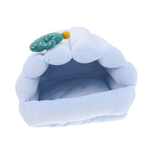 CIYODO 1stück Praktisches Hamster-Bett Aus Warmem Baumwollmaterial Gemütliches Nest Für Kleine Haustiere Für Käfige Reisen Schlafplatz Für Kaninchen Meerschweinchen Eichhörnchen CIYODO 1stück Praktisches Hamster-Bett Aus Warmem Baumwollmaterial Gemütliches Nest Für Kleine Haustiere Für Käfige Reisen Schlafplatz Für Kaninchen Meerschweinchen Eichhörnchen von CIYODO