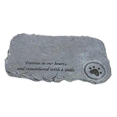 CIYODO 1 Stück Resin Haustier Grabstein mit Kerzenhalter Gedenkstein für Katzen für Garten und Außenbereich Gestaltet Erinnerungsstück für Verstorbene von CIYODO