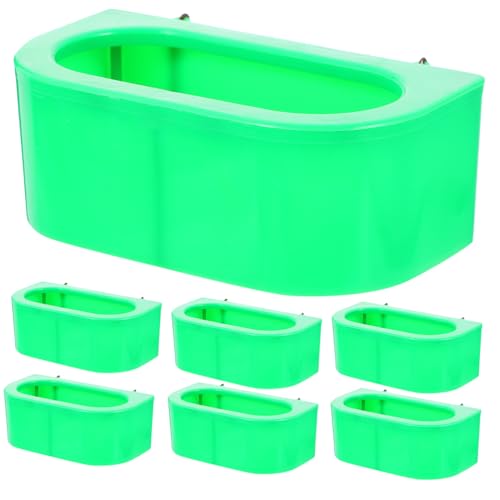 CIYODO 10 Stück Futternapf Für Tauben Taubenfuttertrog Futterautomat Für Haustiere Käfig Zum Aufhängen Kleiner Vogelhäuschen Hühnerfutter Vogelfütterer Hängende Futterschale Green CIYODO 10 Stück Futternapf Für Tauben Taubenfuttertrog Futterautomat Für Haustiere Käfig Zum Aufhängen Kleiner Vogelhäuschen Hühnerfutter Vogelfütterer Hängende Futterschale Green von CIYODO