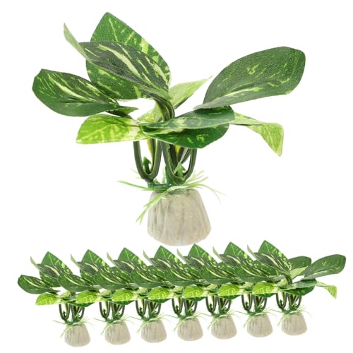 CIYODO Set Mit 10 Künstlichen Aquarienpflanzen Dekoration Für Aquarien Aus Kunststoff Für Reptilienterrarien CIYODO Set Mit 10 Künstlichen Aquarienpflanzen Dekoration Für Aquarien Aus Kunststoff Für Reptilienterrarien von CIYODO
