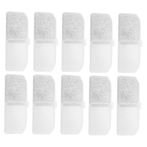 CIYODO 10Stücke Wasserreinigungsfilter für Haustier Trinkbrunnen Aktivkohlefilter für Sauberes Trinkwasser für Katzen und Trinkbrunnen Langlebige Ersatzfilter CIYODO 10Stücke Wasserreinigungsfilter für Haustier Trinkbrunnen Aktivkohlefilter für Sauberes Trinkwasser für Katzen und Trinkbrunnen Langlebige Ersatzfilter von CIYODO