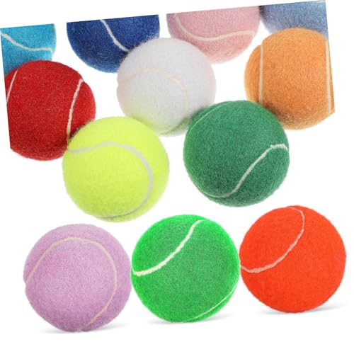 CIYODO 12 Stück Teiliges Hundebälle Tennisbälle für Welpen und Strapazierfähige Trainingsspielzeuge Bunten mit Netzbeutel für Interaktives und Training CIYODO 12 Stück Teiliges Hundebälle Tennisbälle für Welpen und Strapazierfähige Trainingsspielzeuge Bunten mit Netzbeutel für Interaktives und Training von CIYODO