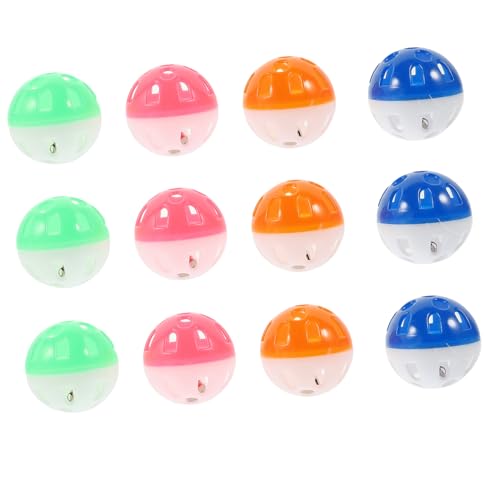 CIYODO 12stücke Parrot Bell Balls Bunte Kauspielzeuge Für Vögel Und Katzen Interaktive Spielzeuge Zur Krallenpflege Und Beschäftigung Vogelkäfig-Ausstattung CIYODO 12stücke Parrot Bell Balls Bunte Kauspielzeuge Für Vögel Und Katzen Interaktive Spielzeuge Zur Krallenpflege Und Beschäftigung Vogelkäfig-Ausstattung von CIYODO