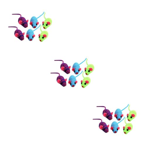 CIYODO 18 STK elastische Seilmaus für Katze Katzenspielzeug interaktives Spielzeug Katzenangel Katzenminze Katzenknabberspielzeug Kätzchen Spielzeug Katze elastisches Seil Spielzeug CIYODO 18 STK elastische Seilmaus für Katze Katzenspielzeug interaktives Spielzeug Katzenangel Katzenminze Katzenknabberspielzeug Kätzchen Spielzeug Katze elastisches Seil Spielzeug von CIYODO