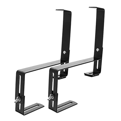 CIYODO 1Paar Einstellbarer Pflanzenhalter Blumentopfhalter für Hängende Pflanzen für Balkongeländer für Garten und Wohnraumdekoration von CIYODO